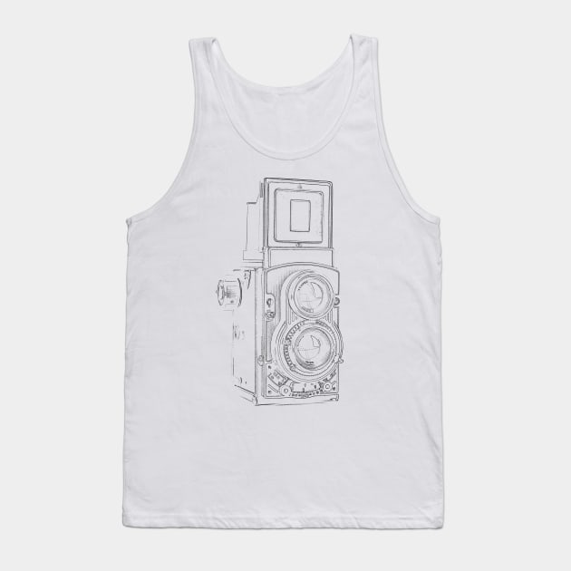 Vintage Camera Tank Top by VintCam